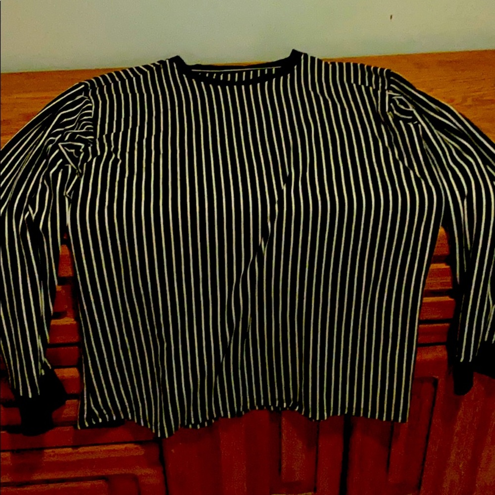 Striped long sleeve shirt